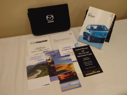 2005 mazda 3 owners manual - owners guide - handbook complete!!! oem