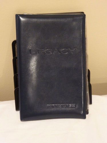 Subaru legacy  owners manual case  hand book case  oem !!!!!