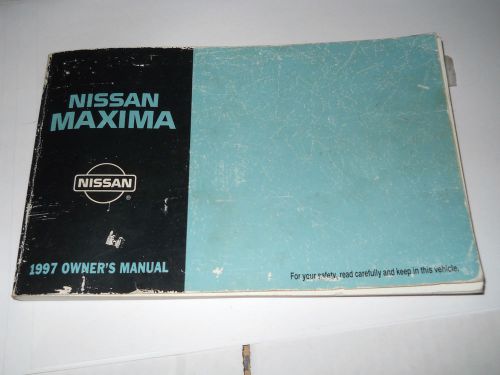 97 nissan maxima owners manual guide literature 1day handling