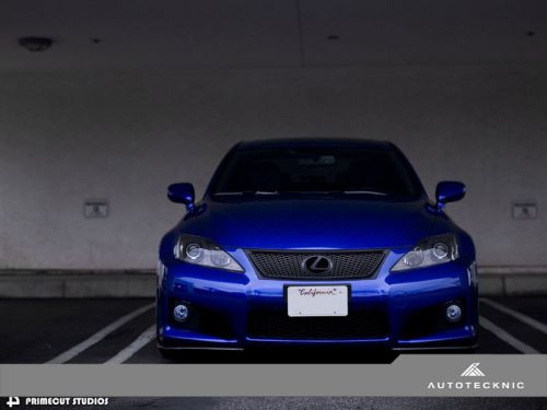 Autotecknic universal abs plastic front bumper splitters - lexus isf is-f