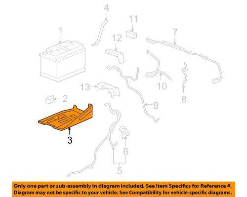 Gm oem-battery tray 25826079