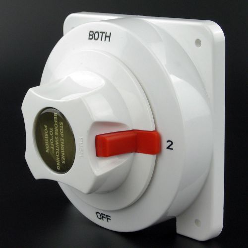 Dual marine battery switch selector for boat rv replaces guest perko 4 position