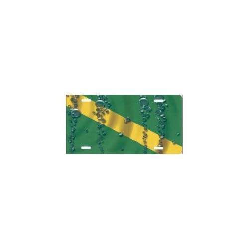 Nitrox dive flag license plate  free personalization on this plate