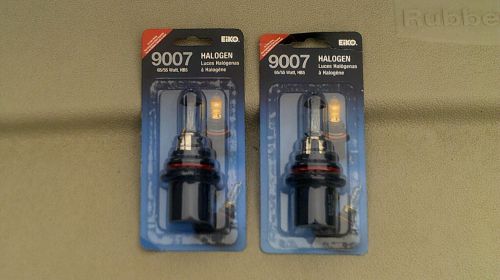 2 new eiko halogen headlight bulbs 9007 - bp   65/55 watt hb5