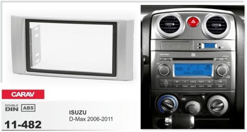 Carav 11-482 2-din car radio dash kit panel for isuzu d-max 2006-2011