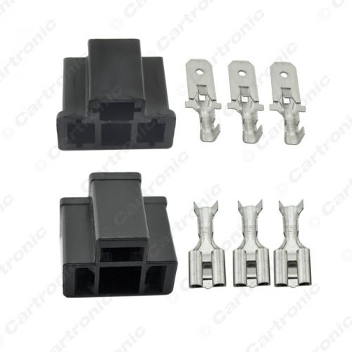 Car motorcycle h4/hb2/9003 male/female quick adapter connector terminal plug kit