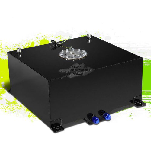 15.5 gallon/59l lightweight black aluminum gas fuel cell tank+sender 20x18x10"