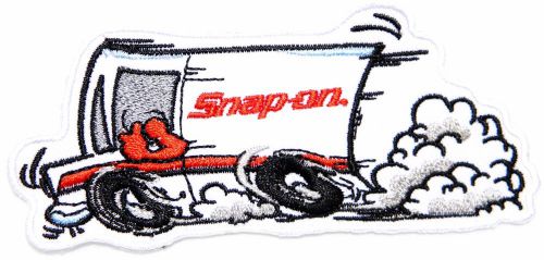 Snap on tools logo socket box kit set tool patch on iron on t shirt vest bag cap