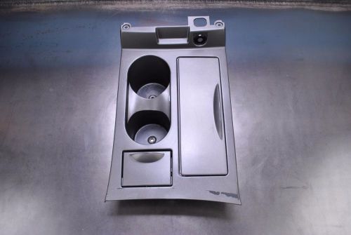 02-07 buick rendezvous center console cup holder ashtray storage bin gray