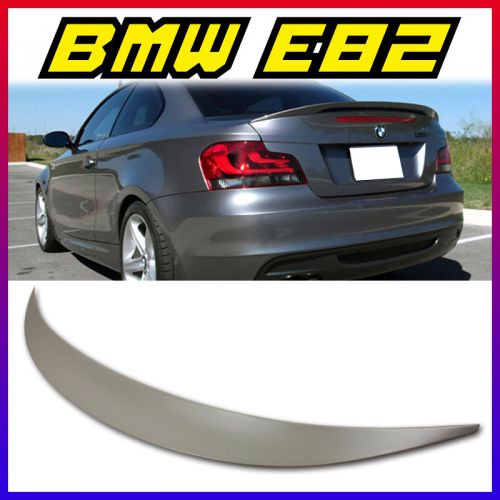 #la stock# painted #668 bmw 1-series coupe e82 p style trunk spoiler abs 2013