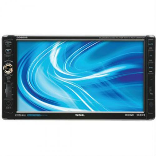 7&#034; double-din multimedia player with detachable touchscreen monitor, bluetooth-e