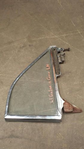 1963-1964 ford mercury galaxie 500xl convertible left quarter 1/4 glass window