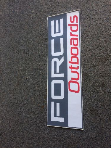 Force outboards decal 1980&#039;s vintage