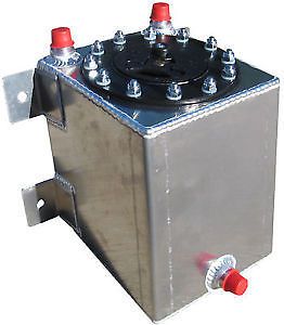 Rci 2010a aluminum fuel cell - 1 gallon - 8an outlet - 8an vent/return w/ foam