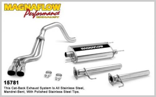 Magnaflow magnaflow series cat-back exhaust system for 4runner - 15781 - new