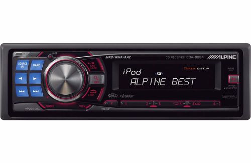 Used stereo alpine cda-9884. wiring preserved.