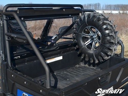 Polaris ranger fullsize xp 900 rear roll cage and spare tire carrier