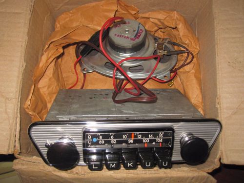 New blaupunkt frankfurt  porsche 911 f (t e s)  912 + speaker + original box