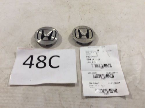 11 12 13 14 honda odyssey wheel center hub cap hubcap  cover pair 48c s
