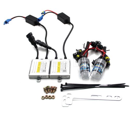 Snowmobile hid kit h4 9003 hi-lo 5000k white xenon headlight light bulbs