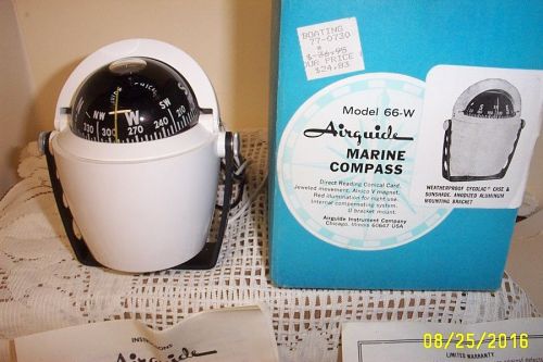 Vintage airguide marine compass model 66-w
