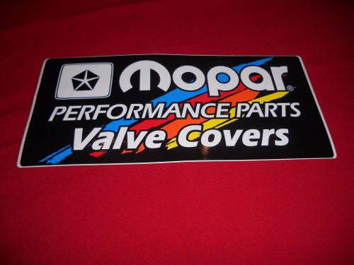 Mopar performance parts valve covers decal 426 hemi charger plymouth road runner