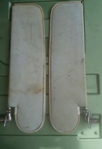 1962 nova chevy ii sun visors brackets frames 5711963  pair  gm wagon nice look