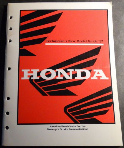 1997 honda motorcycle technicians new model guide service manual  (216)