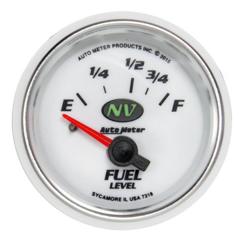 Autometer 7318 nv electric fuel level gauge