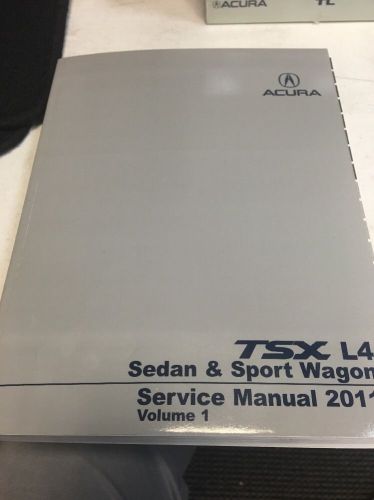 2011 acura tsx sedan &amp; sport wagon volume 1 service manual