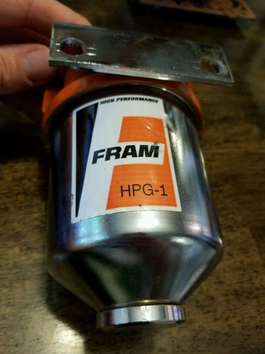 Fram hpg1 hi-performance gas/fuel filter kit assembly/housing new without box