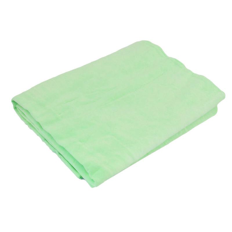 66 x 43cm furniture glass clean cham synthetic chamois water absorb towel green