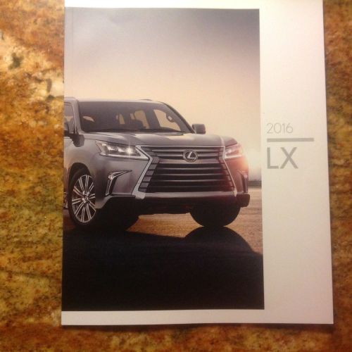 Lexus lx brochure 2016
