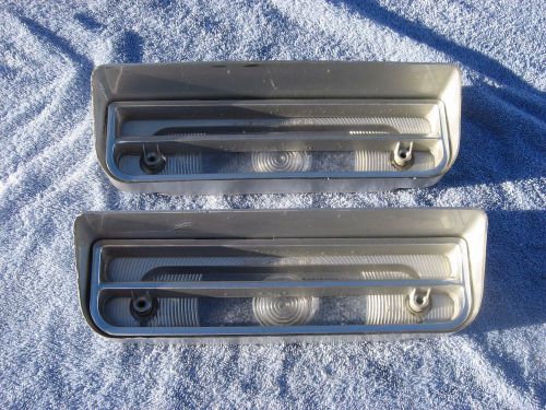 1965 buick skylark front parking turn signal lenses bezels