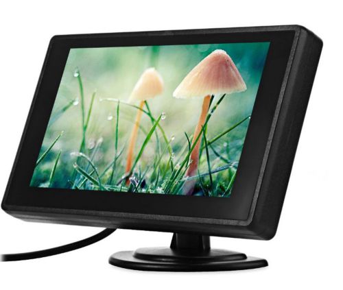 4.3&#034; tft lcd car rear view parking monitor auto rearview backup monitors camera