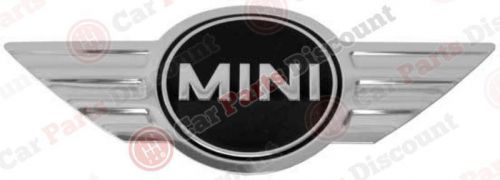 New genuine emblem - &#034;mini&#034; for valve cover, 11 12 7 594 876
