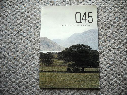 Original 1990 infiniti q45 dealer sales brochure