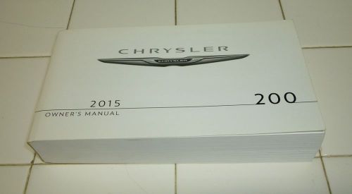 2015 chrysler 200 owners manual guide 15