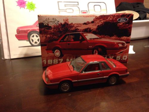1987 mustang coupe red 5.0 gmp 1:18 foxbody