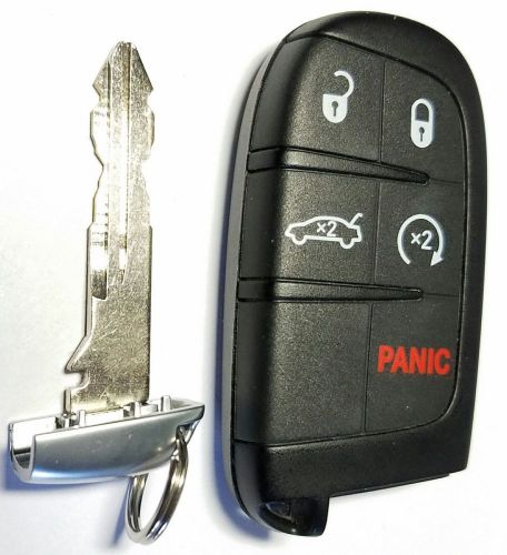 2014 dodge charger 5  button keyless remote start key fob oem