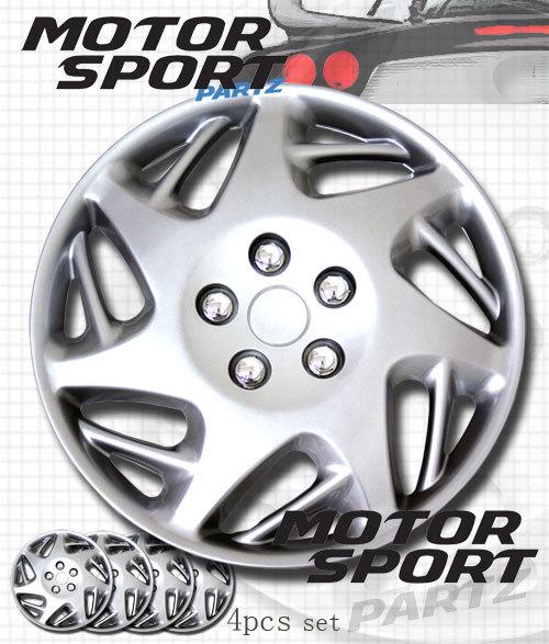 Purchase Hubcap 15 inch Rim Wheel Skin Cover 4pcs Set 15" Inches Hub caps Style 007B in Walnut