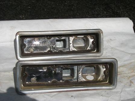 1971 nova taillight housing set tail light 70 72 ss 350 tail light some damage