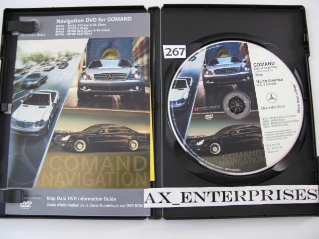 2006 mercedes e320 e350 e500 e55 sedan wagon navigation dvd 0232 map rel @ 2008