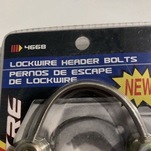 SPECTRE 4668 LOCKING HEADER BOLT KIT LOCKWIRE GRADE 5 GOLD ANODIZED, US $13.99, image 3