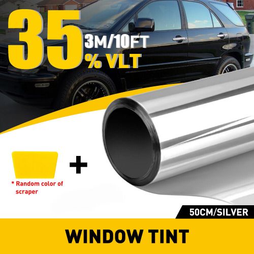 Silver Uncut Roll Window Tint Film 35% VLT 20" x 10ft Feet Car Home Office Glass, US $13.99, image 12