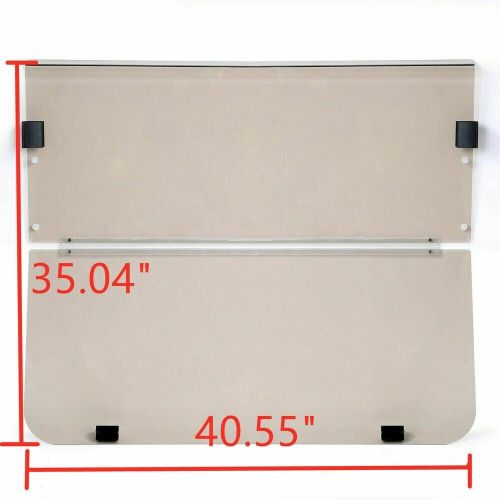 Smoke Tinted Windshield Folding For Yamaha G14 G16 G19 1995-2003 Golf Cart Part, US $117.41, image 7