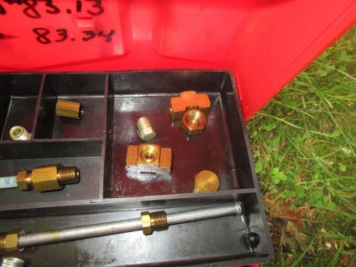 Mercruiser Hydraulic Pump Test Gauge 91-52915A3 Power trim Brass Kit w case, US $125.00, image 2