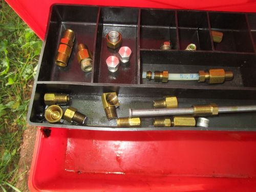 Mercruiser Hydraulic Pump Test Gauge 91-52915A3 Power trim Brass Kit w case, US $125.00, image 3