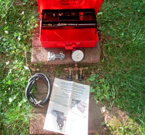 Mercruiser Hydraulic Pump Test Gauge 91-52915A3 Power trim Brass Kit w case, US $125.00, image 15