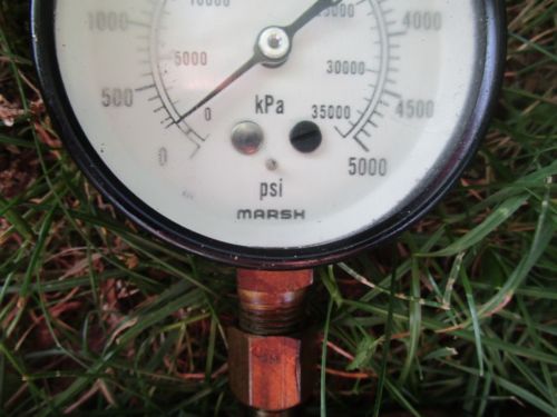 Mercruiser Hydraulic Pump Test Gauge 91-52915A3 Power trim Brass Kit w case, US $125.00, image 16